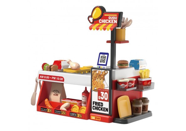 迷你美食燒烤 炸雞店