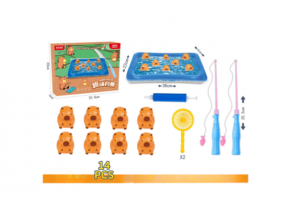 卡皮巴拉水池釣魚